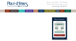 Desktop Screenshot of placedarmes.com